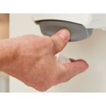 Novo White Manual Foam Hand Soap / Sanitizer Dispenser 33.8 fl. oz. (1000 mL)