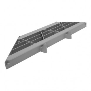 PolyJohn PJ and Comfort Series SU3-0002PJ Pewter Gray Convenience Shelf