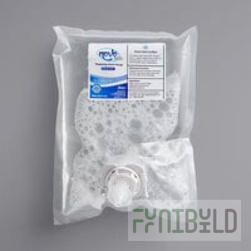 Kutol 64341 Health Guard 1000 mL Dye and Fragrance Free Foaming Moisture Wash Bag - 6/Case