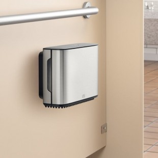 Tork Image Mini Jumbo 465500 Stainless Steel Double Jumbo Roll Horizontal Toilet Paper Dispenser T2 Tork Image Mini Jumbo 465500 Stainless Steel Double Jumbo Roll Horizontal Toilet Paper Dispenser T2