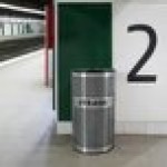 Ex-Cell Kaiser VCT-33 PERF SS Venue Collection 33 Gallon Perforated Stainless Steel Round Trash Can