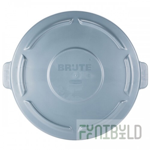 Rubbermaid® FG261960GRAY BRUTE 20 Gallon Gray Round Trash Can Lid
