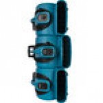 XPOWER X-830H Blue 3-Speed Air Mover with Telescopic Handle and Wheels - 1 hp