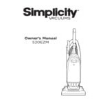 Simplicity S20EZM Allergy Clean Air Upright Vacuum with HEPA Filtration Simplicity S20EZM Allergy Clean Air Upright Vacuum with HEPA Filtration
