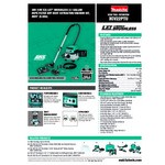 Makita 36V (18V X2) LXT XCV22PTU 2.1 Gallon Cordless Brushless Dry Dust Extractor / Vacuum Kit with HEPA Filtration, AWS, and Dual Port Charger - 5.0 Ah Makita 36V (18V X2) LXT XCV22PTU 2.1 Gallon Cordless Brushless Dry Dust Extractor / Vacuum Kit with HEPA Filtration, AWS, and Dual Port Charger - 5.0 Ah