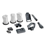 NaceCare Solutions NQ 100 Quick 915618 Cordless Stick Vacuum with HEPA Filtration, 2 Lithium-Ion Batteries, Charger, 6 Pods, and Crevice Tool