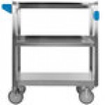 Carlisle UC3031827 3 Shelf Stainless Steel Utility Cart - 27