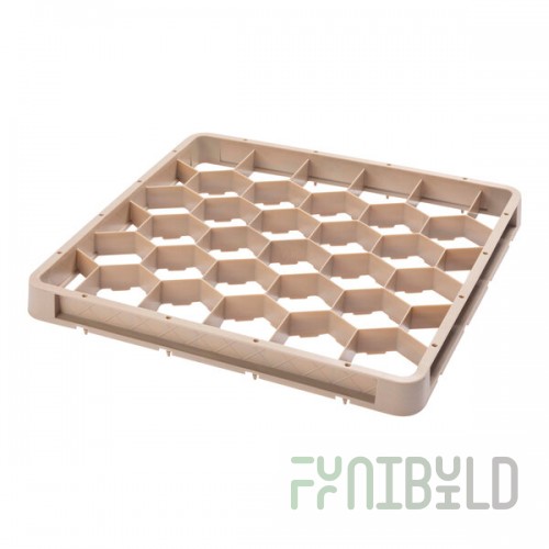 Vollrath CRH Traex® 30 Compartment Full-Size Beige Closed Wall Extender