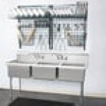 Metro SmartWall G3 Dish Wash Task Station Kit with 72 Metro SmartWall G3 Dish Wash Task Station Kit with 72