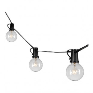 Globe Monaco Modern 25' String Lights with (25) G12 Bulbs - 120V, 5W, 2,700K Globe Monaco Modern 25' String Lights with (25) G12 Bulbs - 120V, 5W, 2,700K