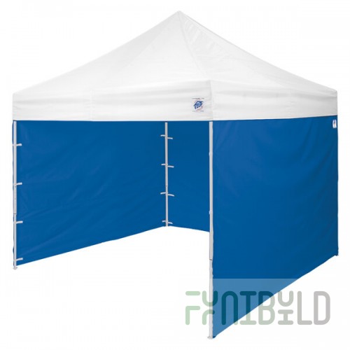 E-Z Up SR104TCBL04 Dura-Lon 10' Blue Sidewall - 4/Set