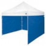 E-Z Up SR104TCBL04 Dura-Lon 10' Blue Sidewall - 4/Set