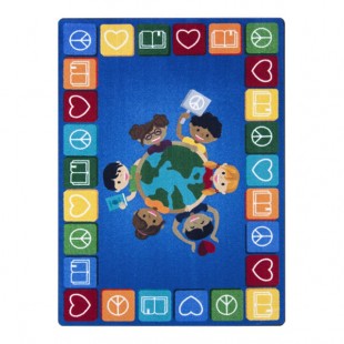 Joy Carpets Kid Essentials Peaceful Readers 5' 4