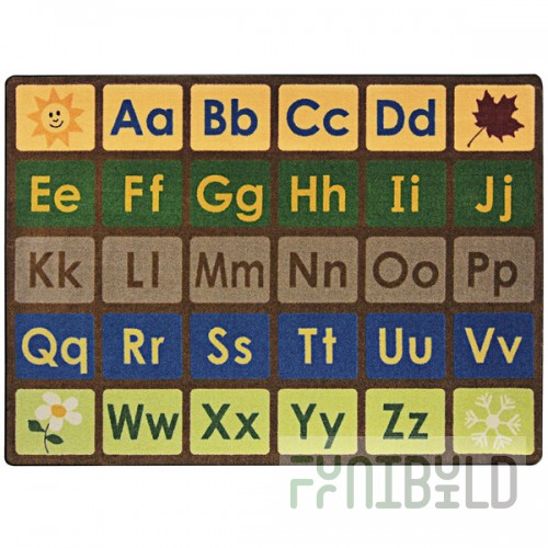 Joy Carpets Kid Essentials Any Day Alphabet 10' 9