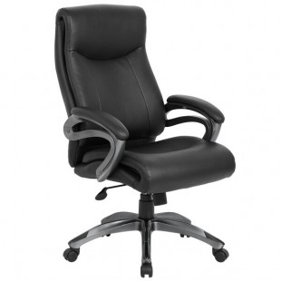 Boss B8661 Black LeatherPlus Double Layer Executive Chair Boss B8661 Black LeatherPlus Double Layer Executive Chair