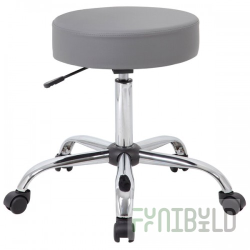 Boss Office B240-GY Gray Be Well Medical Professional Adjustable Stool