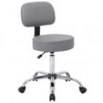 Boss Office B240-GY Gray Be Well Medical Professional Adjustable Stool