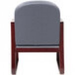 Boss B9570-GY Gray Fabric Mahogany Frame Side Chair