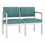 Lesro Lenox Steel Patriot Plus Sea Vinyl 3-Seat Sofa with Center Arms Lesro Lenox Steel Patriot Plus Sea Vinyl 3-Seat Sofa with Center Arms
