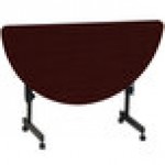 Correll Deluxe Half Round Flip Top Table, 24 Correll Deluxe Half Round Flip Top Table, 24