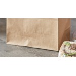 Choice Heavy Duty 6 lb. Heavy-Duty Natural Kraft Paper Bag - 500/Case