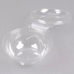 Polar Pak Clear Tamper-Evident, Tamper-Resistant 12 oz. Round Bowl with Lid - 75/Pack Polar Pak Clear Tamper-Evident, Tamper-Resistant 12 oz. Round Bowl with Lid - 75/Pack