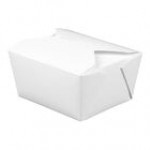Fold-Pak 01BPEARTHM Bio-Plus Earth Kraft Microwavable Paper #1 Take-Out Container 4 3/8