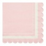 Sophistiplate Sage Scalloped Edge Paper Cocktail Napkin - 240/Case