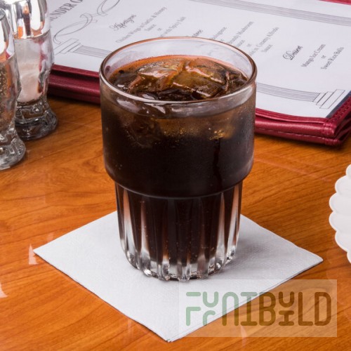 Hoffmaster 180318 Dove Gray Beverage / Cocktail Napkin - 1,000/Case
