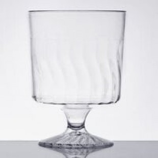 WNA Comet CCW5240 Classicware 5 oz. 1-Piece Clear Plastic Pedestal Wine Cup - 240/Case WNA Comet CCW5240 Classicware 5 oz. 1-Piece Clear Plastic Pedestal Wine Cup - 240/Case