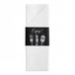 Dinex Black Enjoy Paper Napkin Sleeve with Napkin - 300/Case