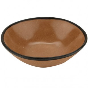 GET Pottery Market Matte 16 oz. Speckled Taupe Melamine Salad Bowl - Sample GET Pottery Market Matte 16 oz. Speckled Taupe Melamine Salad Bowl - Sample