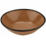 GET Pottery Market Matte 16 oz. Speckled Taupe Melamine Salad Bowl - Sample
