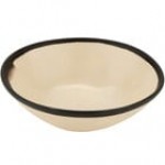 GET Pottery Market Matte 16 oz. Speckled Taupe Melamine Salad Bowl - Sample
