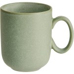 Acopa Pangea 12 oz. Sage Green Matte Porcelain Mug - Sample