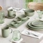 Acopa Pangea 12 oz. Sage Green Matte Porcelain Mug - Sample