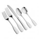 Acopa Triumph 18/8 Stainless Steel Extra Heavy Weight Flatware 5 Piece Set - Sample Acopa Triumph 18/8 Stainless Steel Extra Heavy Weight Flatware 5 Piece Set - Sample