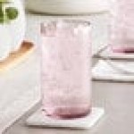 Acopa Pangea 16 oz. Mauve Beverage Glass - Sample