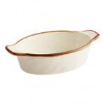 Acopa Keystone 4 oz. Caldera Porcelain Mini Rarebit Dish - 48/Case