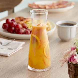 Acopa Slim 17 oz. Glass Carafe - 12/Case