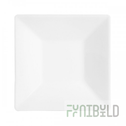 Varick A La Carte from Steelite International 0.5 oz. Bright White Square Sauce Dish - 12/Case