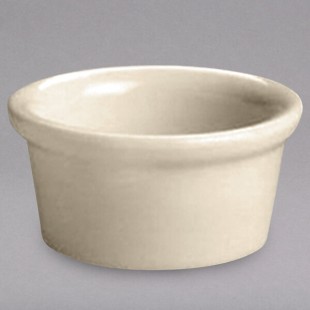 Hall China from Steelite International HL3660AWHA Ivory (American White) 5 oz. Round China Ramekin - 24/Case Hall China from Steelite International HL3660AWHA Ivory (American White) 5 oz. Round China Ramekin - 24/Case