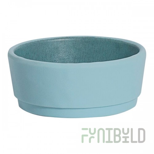 Creations Cali from Steelite International 2 oz. Blue Lagoon Melamine Round Ramekin / Sauce Dish - 24/Case
