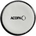Acopa 5 oz. Glossy Black Fluted Stoneware Ramekin - 48/Case