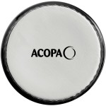 Acopa 5 oz. Glossy Black Fluted Stoneware Ramekin - 48/Case