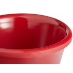 Acopa 6 oz. Red Smooth Melamine Ramekin - 12/Case