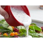 Acopa 6 oz. Red Smooth Melamine Ramekin - 12/Case