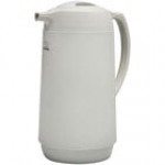 Zojirushi AHGB-10D-RA 34 oz. Red Glass-Lined Thermal Serve Carafe with Twist Open Stopper