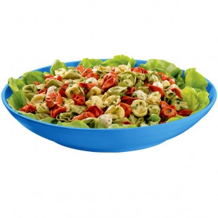 TableCraft CW3160SBL 5.5 Qt. Sky Blue Cast Aluminum Pasta Bowl