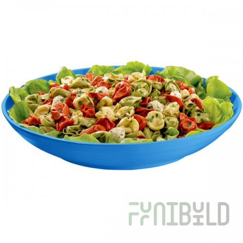 TableCraft CW3160SBL 5.5 Qt. Sky Blue Cast Aluminum Pasta Bowl